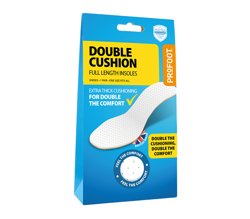 Thick clearance cushioned insoles