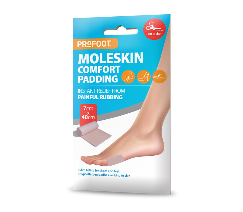 Moleskin foot padding