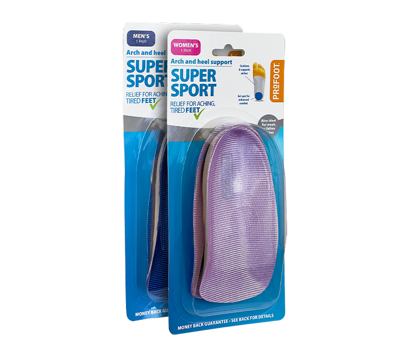 PROFOOT Super Sport Moulded Arch/Heel Support Women - Cushions & supports  arches - support insoles