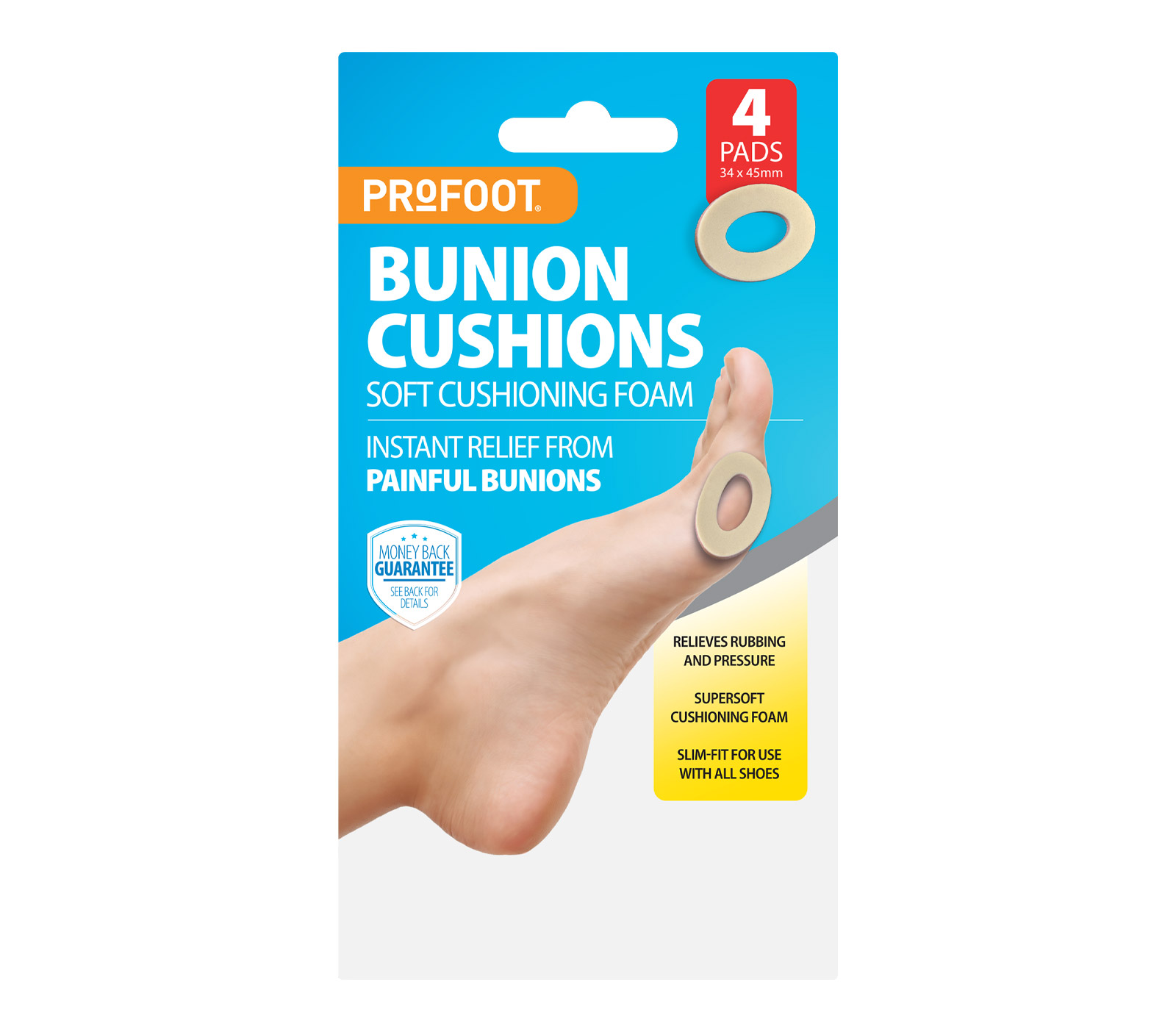 Bunion Cushions help give relief from bunion pain