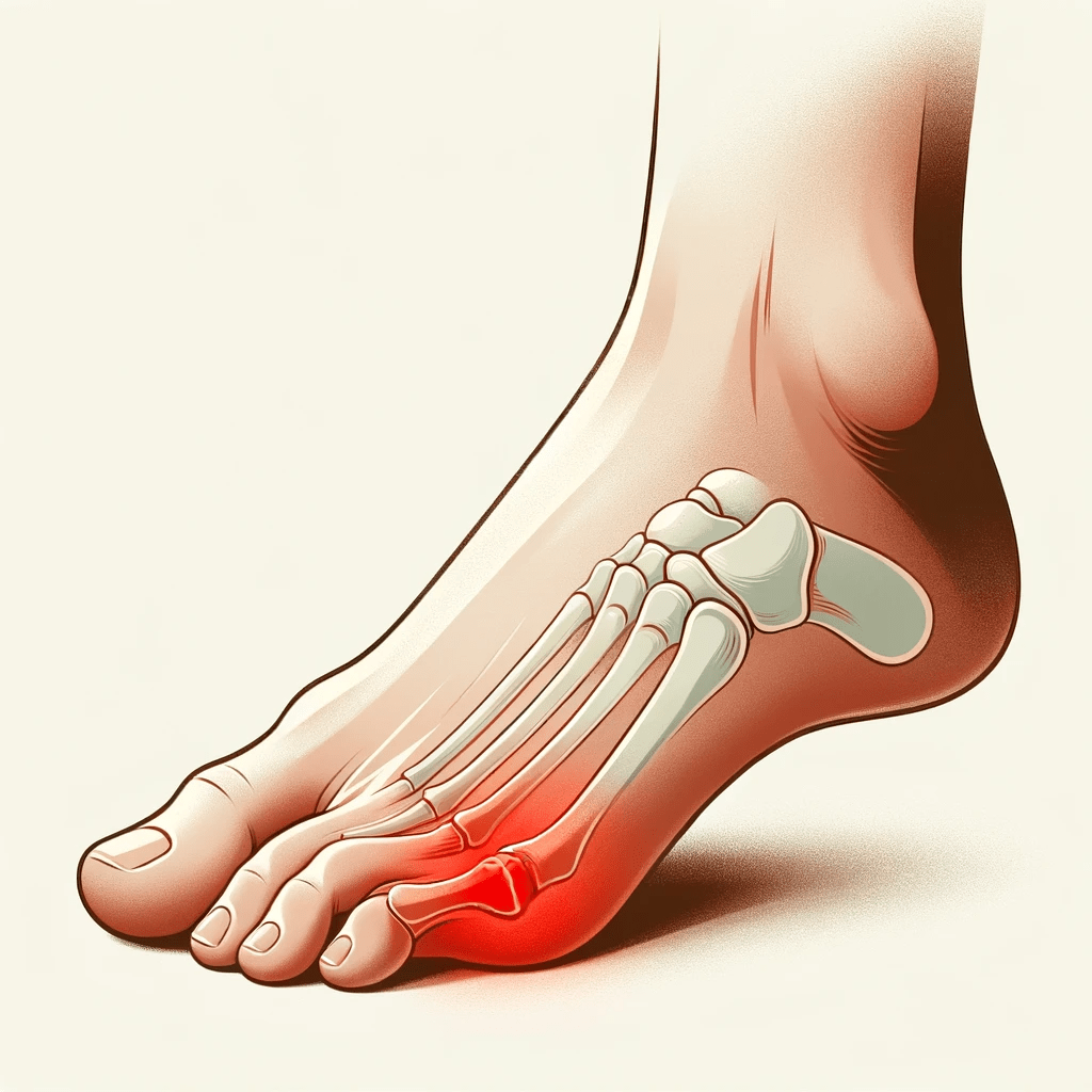 Morton's neuroma causing pain