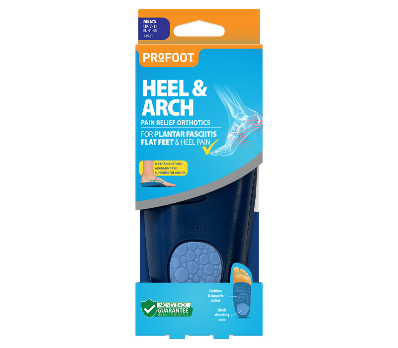 Heel & Arch Support Pain relief orthotics